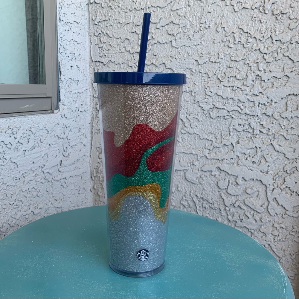 Starbucks 2018 Glitter Wave Holiday Venti